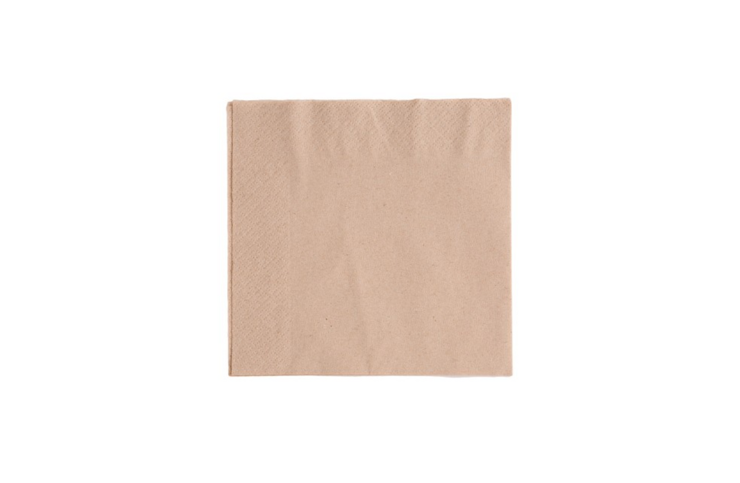 Napkin | 2 ply | Kraft | 33cm x 33cm | 2000 pack