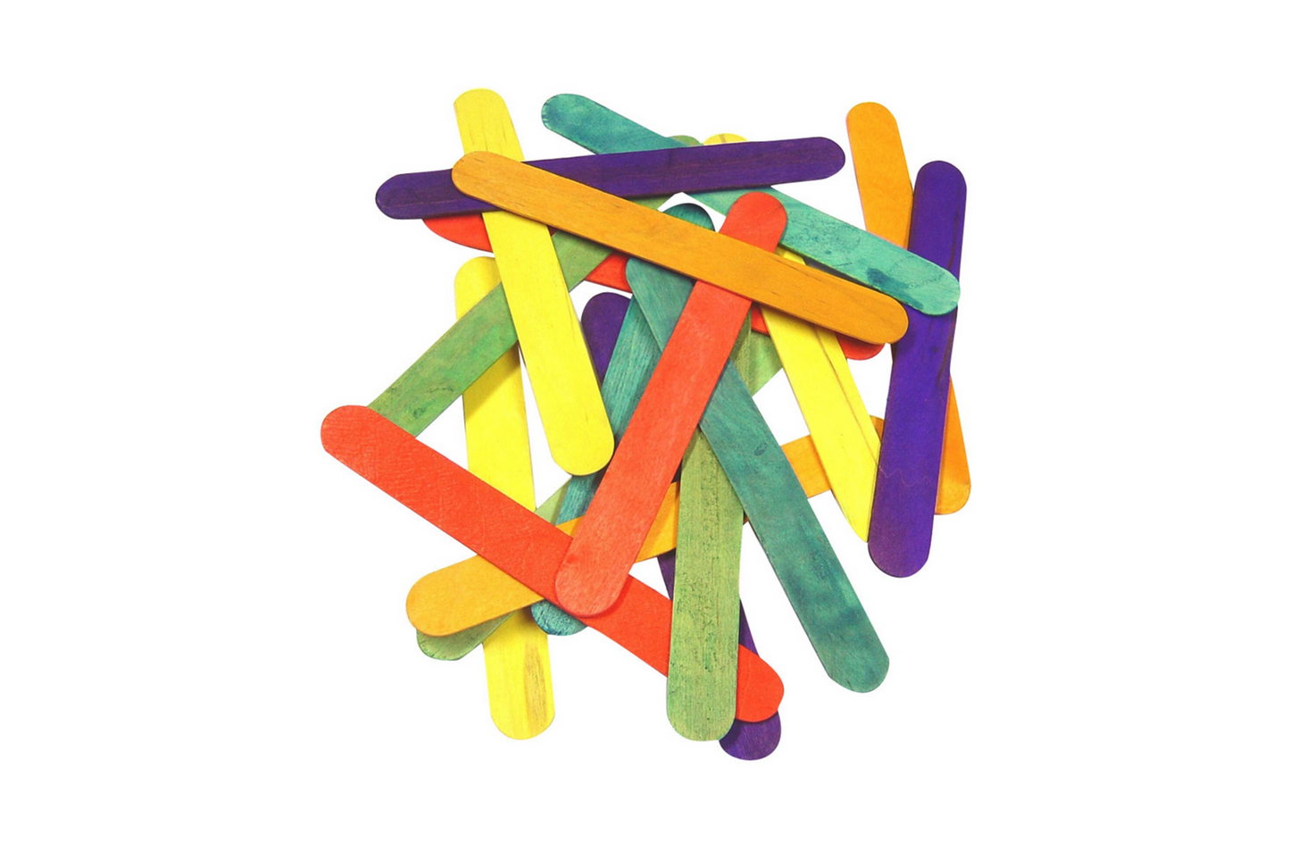 Colour Lolli Sticks | Assorted | Jumbo | 100 Pack