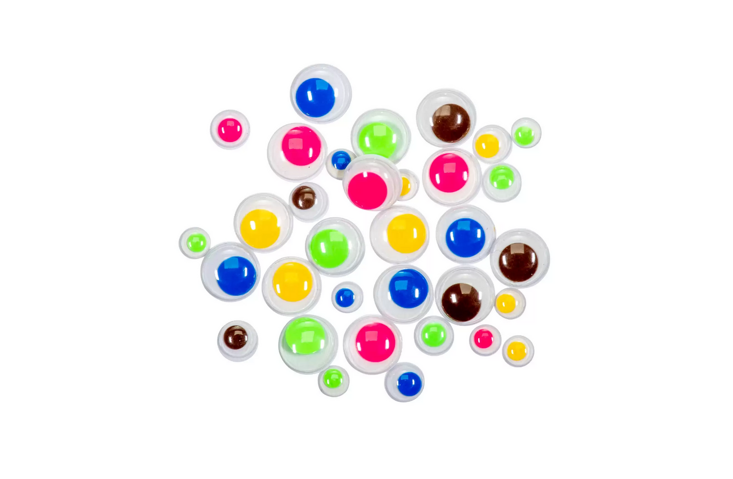 Wiggly Eyes | Assorted Colours | 1000 Pack