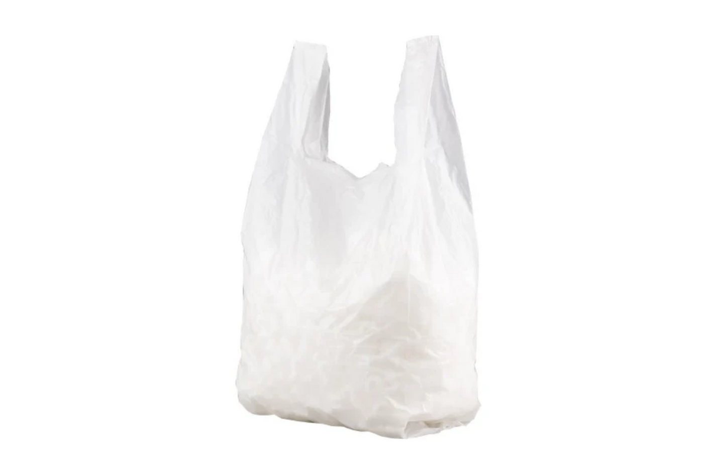 Carrier Bag | Heavy Duty Vest | 12" x 19" x 23" | 18 micron | 1000 pack