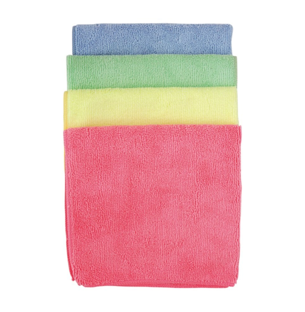 Microfibre cloths | White | 40cm x 40cm | 40 pack