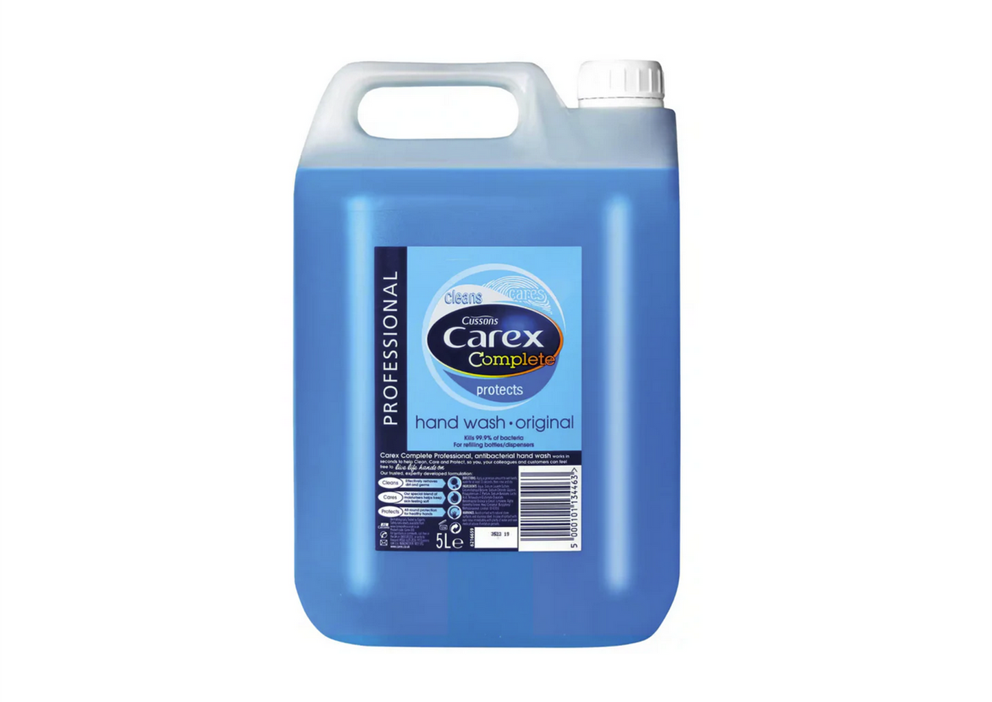 Carex Hand Soap Refill | Antibacterial | Original blue | 5 litre