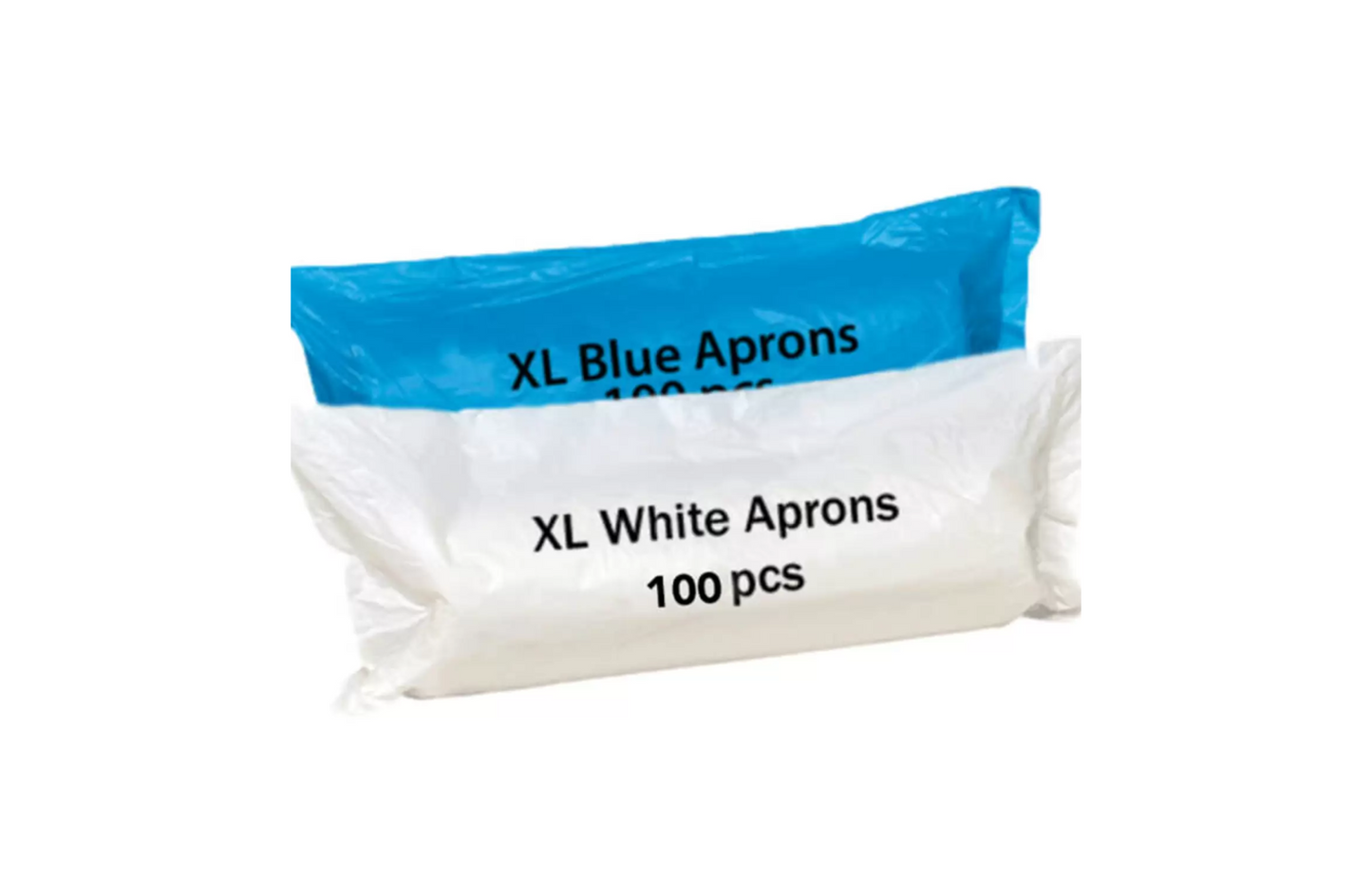 Proforma Disposable Polythene Aprons | 20 microns (thick) | On a roll | Blue or white | Pack 100