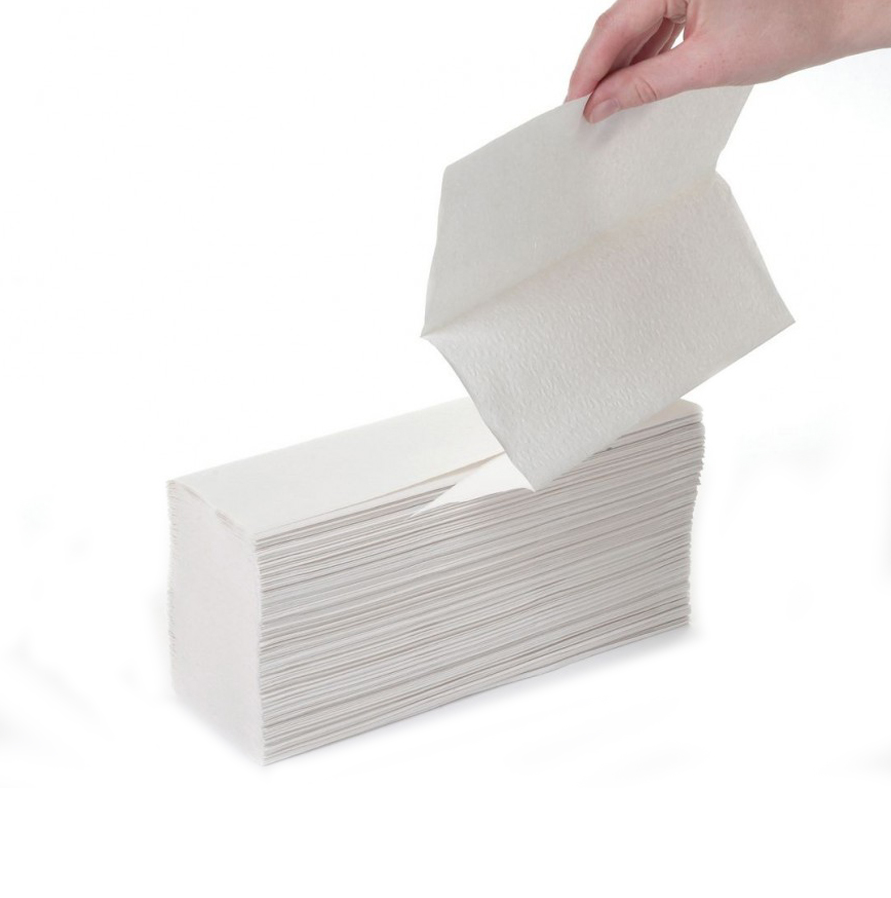Z Fold White Paper Towels | 2 ply | White | 3000 sheets | 230mm length