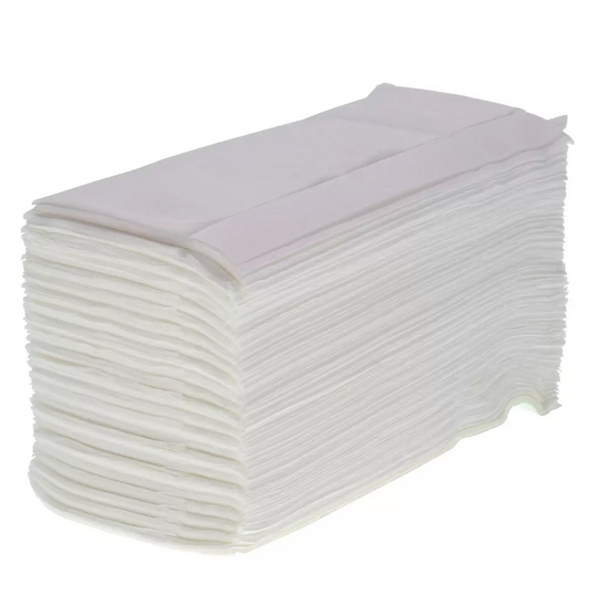 Z Fold White Paper Towels | 2 ply | White | 3000 sheets | 203mm length