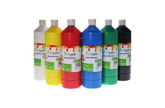 Poster Paint | 6 pack | 1 litre each