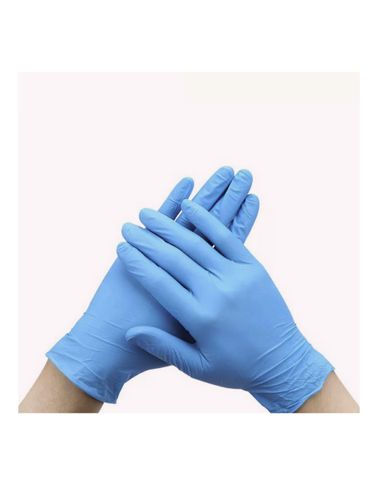 Blue Nitrile Gloves | Powder free | Latex free | Pack 100