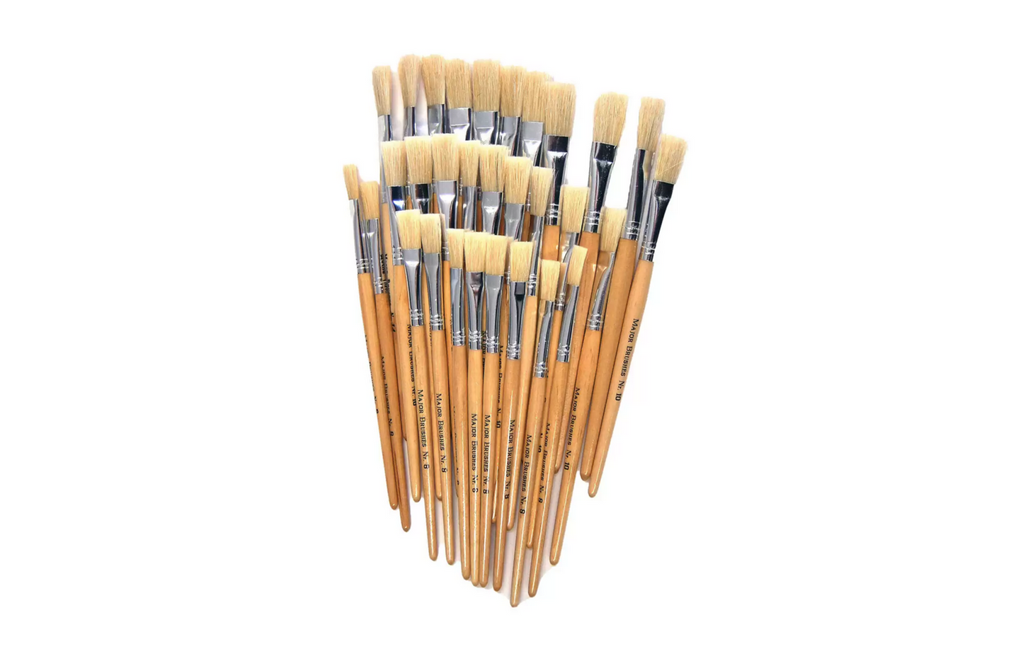 Brushes | Short & Flat | 30 pack