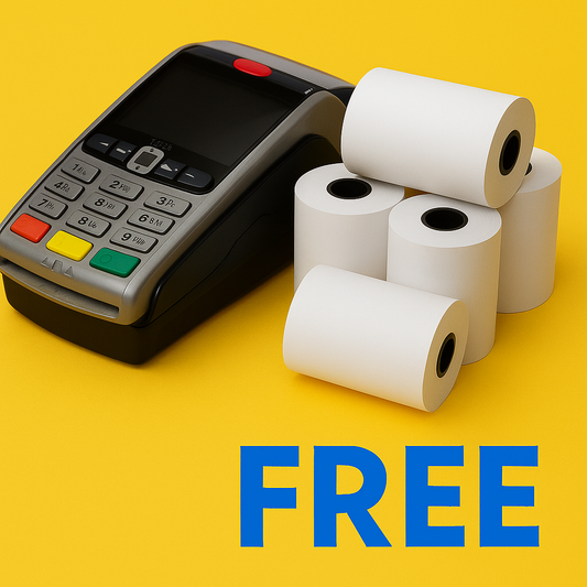 FREE 20 pack | Card Machine Rolls | 20 pack | 57mm x 40mm