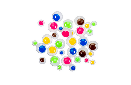 Wiggly Eyes | Assorted Colours | 1000 Pack