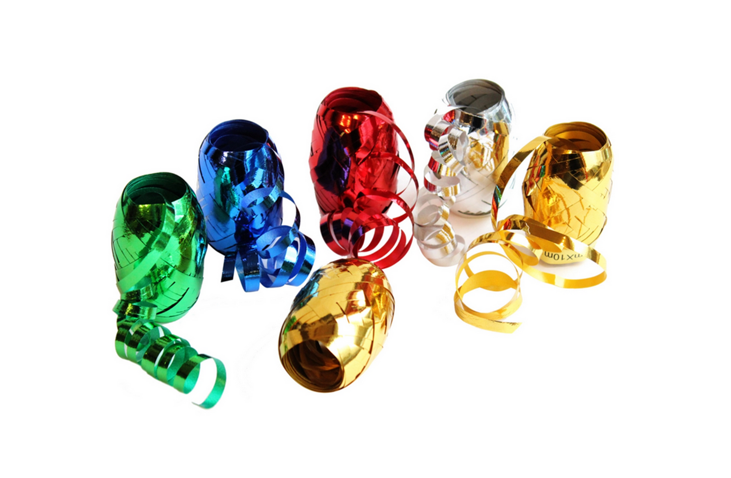 Curling Ribbon Metallic Assorted | 6 x 10 meters