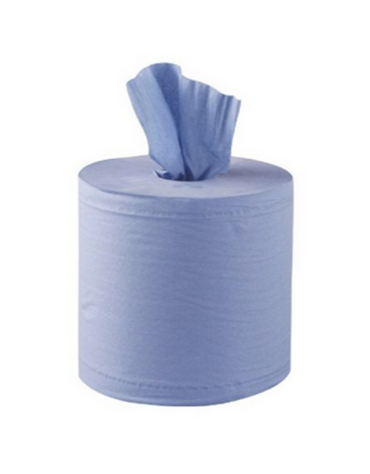 Centrefeed Blue Roll | 2ply | Flat | 150m | 6 pack