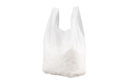 Carrier Bag | Heavy Duty Vest | 12" x 19" x 23" | 18 micron | 1000 pack