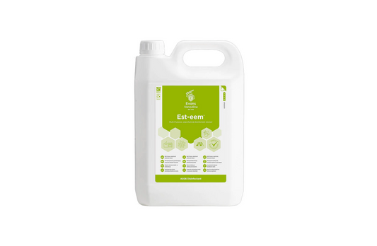 Evans Est-eem | Food Safe Cleaner | Sanitiser | Concentrate | 5 litre