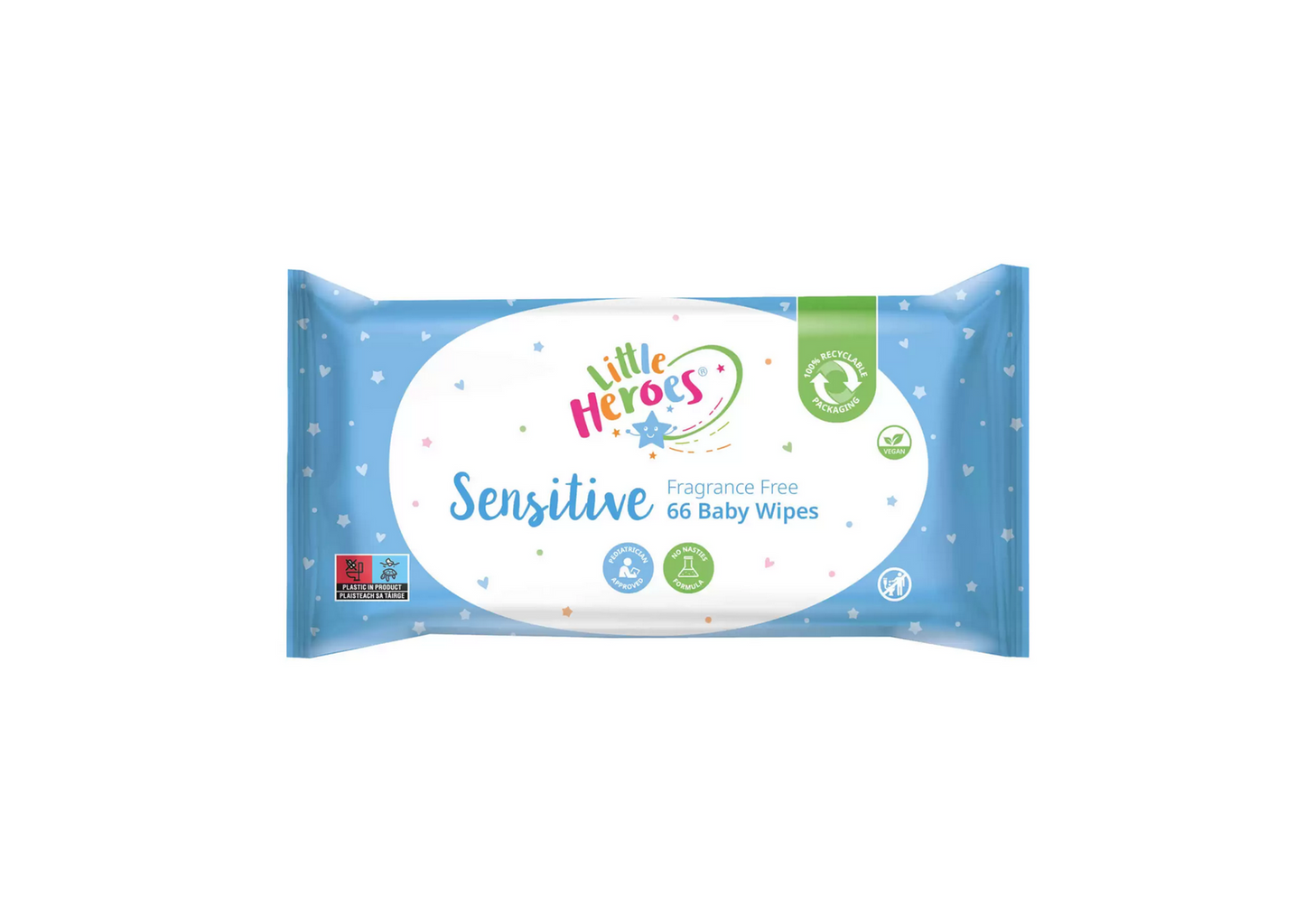 Little Heroes Sensitive Baby Wipes | 66 pack