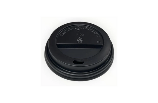 Disposable Coffee Cup Lid | Black | 8oz | 1000